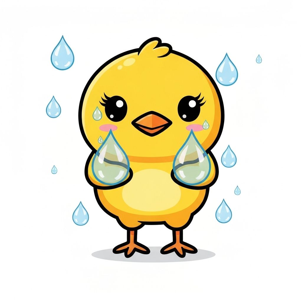 Chircuit the chick with water